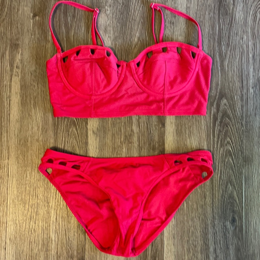 Red bikini